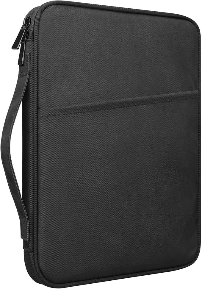 Lacdo Tablet Sleeve Bag Carrying Case for 13 inch New iPad Air M4 M3 M2 2026-2024, 13 inch iPad Pro M5 M4 2025-2024, 12.9" iPad Pro with Magic Keyboard, Water-Resistant iPad Pro Air Bag, Black