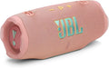 JBL Charge 6 - Portable Waterproof & Drop-Proof Bluetooth Speaker, Bold JBL Pro Sound with AI Sound Boost, 28Hrs of Playtime, Built-in powerbank & Comes with a Sturdy/Removable Carrying Strap (Pink)