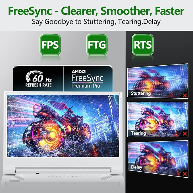 DEPGI 12.5" Portable Gaming Monitor for Xbox Series S (not Included), 1080P Full HD Display with IPS Screen Dual HDMI 2, Support HDR Freesync 3 Game Modes, for Travel Outdoor Indoor Use