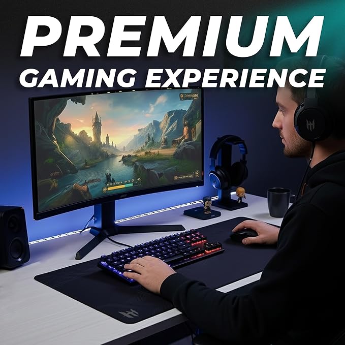 TECWARE Phantom+ 87 Key RGB Mechanical Gaming Keyboard | TKL 80% Keyboard, Tactile Feedback, Double Shot ABS Keycaps, Hot-Swappable, Detachable USB-C Wired RGB Keyboard | Wraith Orange Switch - Black