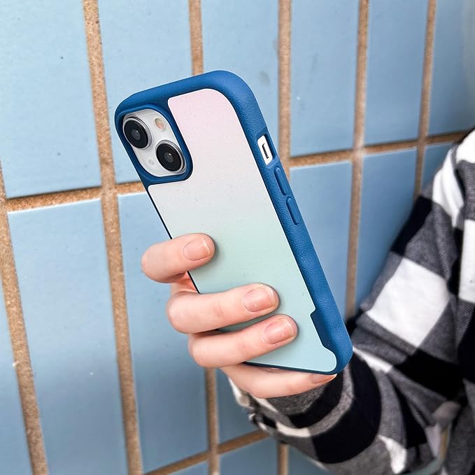 Smartish® iPhone 15 Pro Max Magnetic Case - Gripmunk Compatible with MagSafe [Lightweight + Protective] Slim/Thin Grip Cover with Microfiber Lining for Apple iPhone 15 Pro Max - Custom Prints