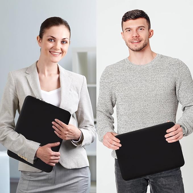 RAINYEAR 11-11.6 Inch Laptop Sleeve Case Soft Lining Padded Cover Compatible with MacBook Neo A18 11.6" MacBook Air for 11" Notebook Computer Tablet Chromebook (Black, Upgraded Version)
