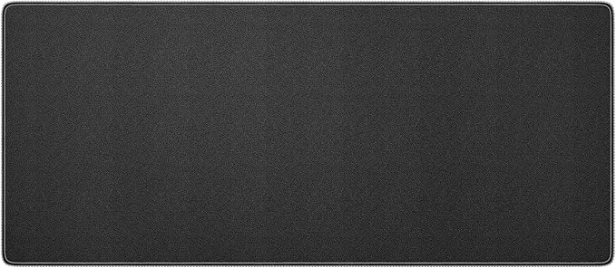 Reniteco Large Gaming Mouse Pad with Durable Stitched Edges, Non-Slip Rubber Base, Big Computer Keyboard Mouse Mat Desk Pad for Home Office Gaming Work, 27.6''x11.8''x0.12'', Black