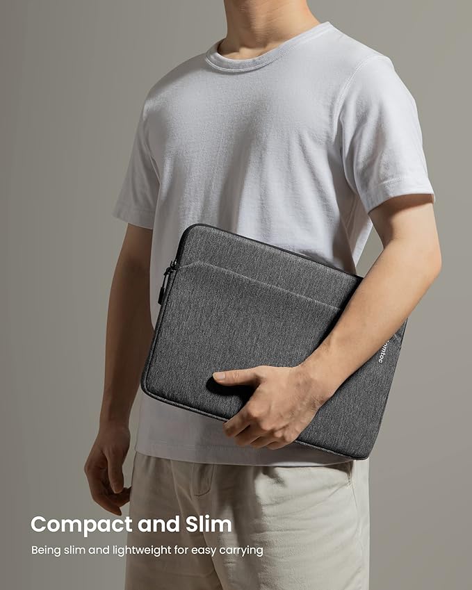tomtoc 13 Inch iPad Case Tablet Sleeve for 2026 13 Inch iPad Air M4, M3&M2, iPad Pro M5/M4, 12.9-in iPad Pro M2&M1 with Magic Keyboard and Smart Keyboard Folio, Additional Accessories Pocket