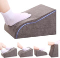 Foot Rest for Under Desk at Work, Ergonomic Under Desk Footrest with Washable Cover for Office, Home & Gaming Leg Elevation Pillow Dark Gray