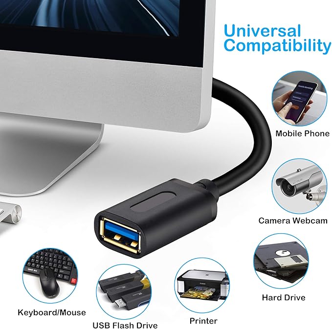 Tan QY USB 3.0 Extension Cable 20Ft, USB 3.0 High Speed Extender Cord Type A Male to A Female for PlayStation, Xbox, USB Flash Drive, Hard Drive, Card Reader,Scanner,Printer,Keyboard 20Ft/6M