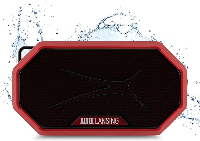 Altec Lansing Portable Bluetooth Speaker HYDRAMINI 2.0, IP67 Waterproof, Portable Speaker, 12h Playtime, Wireless Pairing, USB-C Quick Charge, Magnetic Bluetooth, Voice Assistant Integration