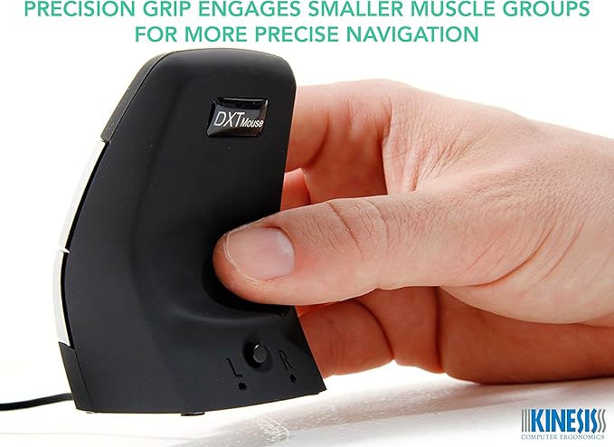 Kinesis DXT2 Ergonomic Vertical Mouse (USB Wired)