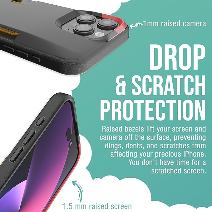 Smartish® iPhone 15 Pro Max Wallet Case - Wallet Slayer Vol. 1 [Slim + Protective] Credit Card Holder - Drop Tested Hidden Credit Card Slot Cover for Apple iPhone 15 Pro Max - Custom Prints