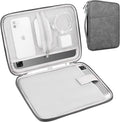 Lacdo Tablet Sleeve Bag Carrying Case for 13 inch New iPad Air M4 M3 M2 2026-2024, 13 inch iPad Pro M5 M4 2025-2024, 12.9" iPad Pro with Magic Keyboard, Water-Resistant iPad Pro Air Bag, Dark Gray