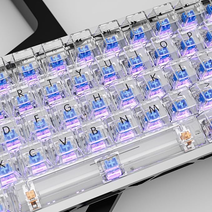 Outemu(Gaote) Blue Switches for MX Mechanical Gaming Keyboard,3-Pin 50gf Clicky/RGB/DIY Replaceable/Dustproof Switches(Blue,108pcs)