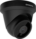 ONWOTE 4K 8MP PoE IP Security Camera, AI Human Vehicle Detection, 3840x2160 8 Megapixels, 134° FoV, Video Audio, Indoor Outdoor, Commercial Wired Camera for Business (Black)