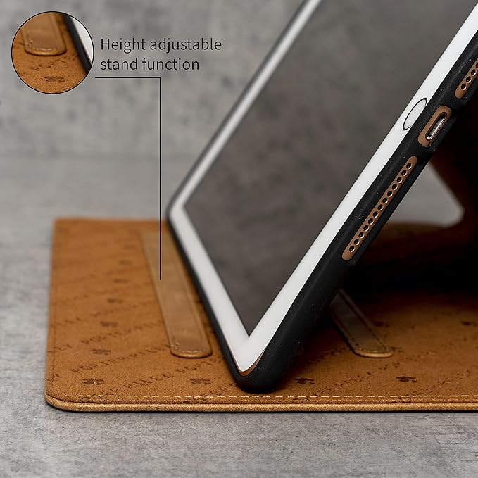 Porter Riley - Leather Case Compatible with iPad Pro 11" 5th Gen - M5 / M4 (2025/2024) Release. Premium Genuine Leather Stand/Cover/Flip Case (Tan)