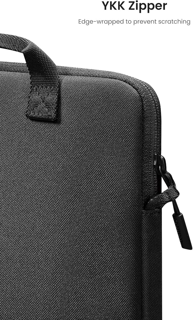 tomtoc Light-B19 Slim 13 Inch iPad Sleeve Shoulder Bag for 2025 iPad Pro M5/M4 with Acessories Storage, Eco-Friendly Fabric, Tailored for iPad Pro with Magic Keyboard and Smart Keyboard Folio