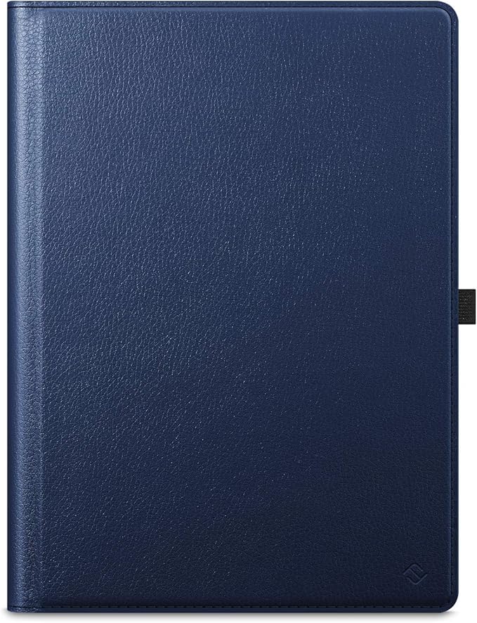 Fintie Rotating Case - 2017/2015 iPad Pro 12.9 inch (Old Model) 1st & 2nd Gen Case, 360 Degree Swiveling Stand Protective Back Cover, Supports Auto Wake/Sleep, Navy