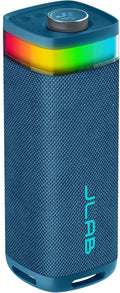 JLab, JBuds Party, Portable Bluetooth Speaker, Waterproof, Multi-Speaker Connection, RGB Lighting, Navy