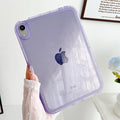 Case for iPad mini 5 (2019) & iPad mini 4 (2015) 7.9" Glitter Clear Soft TPU Back Shockproof Cover Bling Sparkly Flexible Silicone Lightweight Case for iPad mini 5th/4th Generation, Purple