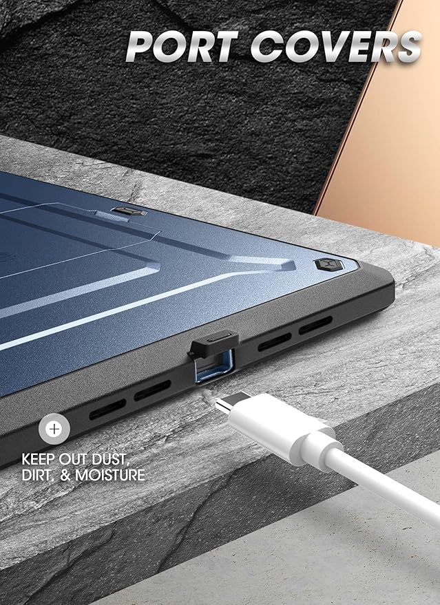 SUPCASE for iPad mini 7 Case A17 Pro 2024 (UB Pro), [Built-in Screen Protector & Pencil Holder & Stand] [Support Apple Pencil Charging] Protective Case for iPad mini 7th/6th Generation 8.3", Tilt