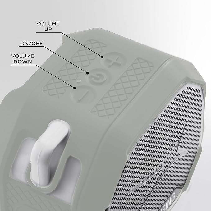 Altec Lansing HYDRATREK Magnetic Bluetooth Speaker, Waterproof IP67, Portable Speaker, True Wireless Pairing, USB-C Quick Charge, 3.7V 400mAh Battery, Voice Assistant, Perfect for Any Adventure
