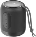 MANTO Bluetooth Speaker IPX5 Waterproof Portable Shower Speaker, 12H Battery, Micro SD Playback (Up to 32GB, Card Not Included), Compact Design for Travel, Camping, Hiking, and Home (Black)