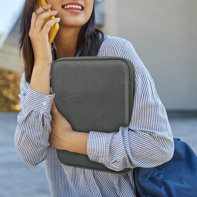 Dadanism 9-11" Tablet Sleeve Bag Carrying Case for iPad (A16) 11th Gen 11", iPad 10th Gen 10.9" Air 5/4, iPad Air M4/Pro 11", iPad 9/8/7th, Galaxy Tab A11+ Plus 11", Remarkable 2 10.3", Dark Gray