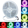 24V 32.8ft/10M RGB LED Strip Light 1200LEDs 120W Flexible SMD3535 High Brightness No-Waterproof IP20 LED Tape Lights for Living Room Home Decoration(RGB Controller and Power Supply Not Included)