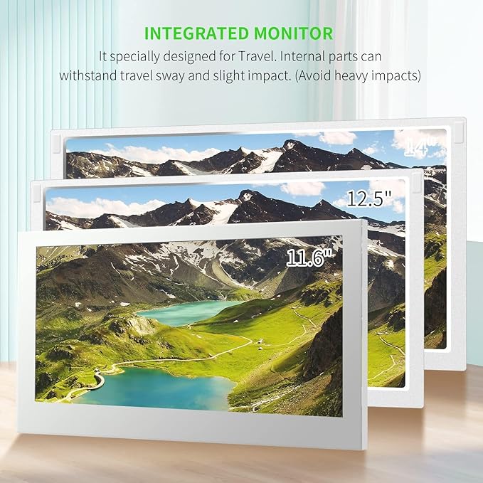 G-STORY 14‘’ Portable Monitor for Xbox Series S, 1080P Portable Gaming Monitor IPS Screen for Xbox Series S（not Included） with Two HDMI, HDR, Freesync, Game Mode, Travel Display for Xbox Series S