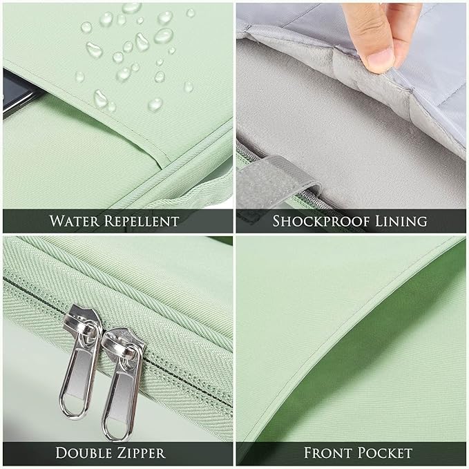 13 inch iPad Case Tablet Sleeve for 2026 13 Inch iPad Pro M5/M4, iPad Air M4 M3, 12.9-in iPad Pro M2&M1 with Magic/Smart Keyboard, Green