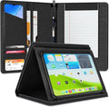 Universal Padfolio Case – Tablet Portfolio Organizer with Notepad Holder – Compatible with iPad 10th 11th Gen, iPad Pro 11, iPad 7 8 9 10.2 10.9 and 9.7 inches