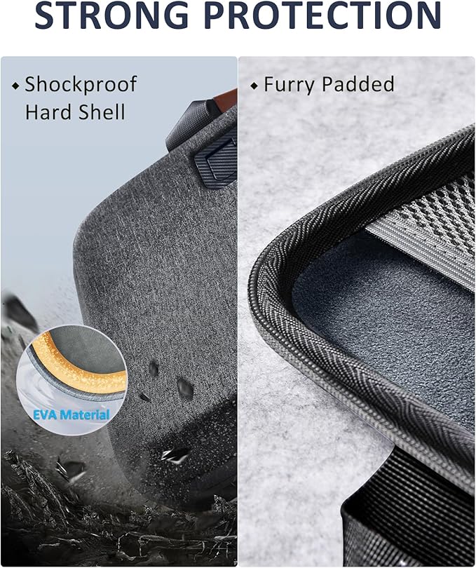 Hard Laptop Case 14 Inch for HP Dell Lenovo ASUS Acer - 2 in 1 Laptop Sleeve & Lap Desk with Stopper and Book Clip, Shockproof Waterproof 15.3 MackBook Air M3 M2 Case - Black
