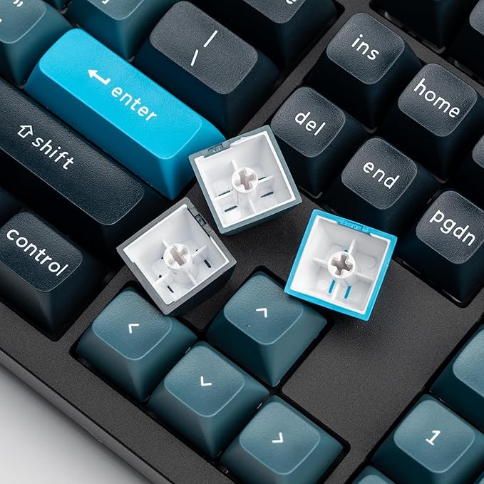 Keychron Q6 Pro Full Aluminum QMK/VIA Programmable Knob Bluetooth Custom Mechanical Keyboard, Full-Size KSA Double-Shot PBT Keycap Hot-Swappable, RGB Backlit, Red Switch for Mac Windows Linux - Black