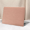 Seorsok Compatible with MacBook Pro 16 inch Case 2026-2021 M5 M4 M3 M2 M1 A3429 A3428 A3403 A3186 A2991 A2780 A2485,Fabric Leather Plastic Hard Shell Case & Keyboard Cover,Reddish Woven No Logo Cutout
