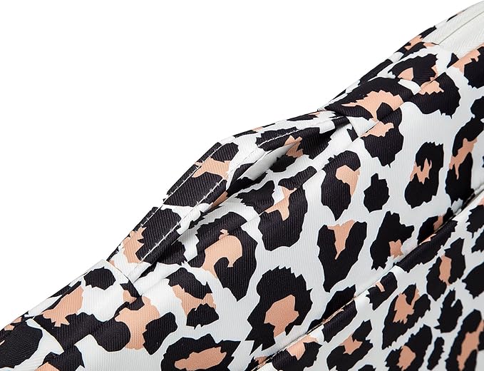 Kinmac 360deg Protective Water Resistant Laptop Case Bag Sleeve with Handle (Leopard-Pink, 12 inch-13.3 inch)