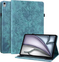 Case for iPad Air 11 inch M4/M3/M2(2026/2025/2024), iPad Air 5th /4th Gen (2022/2020) 10.9 inch, Auto Wake/Sleep Slim PU Leather Folio Cover with Multi-Angle Stand and Pen Holder, Light Green