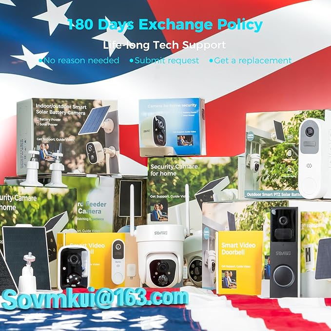 Vicohome CQ4G 2K AI Solar Security Camera Wireless Outdoor, Battery Powered Cam, Color Night Vision, Two Way Audio, Motion Detection, Easy to Setup, Audible Flashlight Siren, 180 Days Exchange Policy