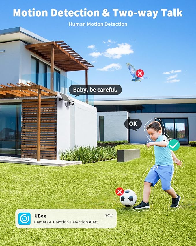LIWAN Cellular Security Camera, No WiFi Security Camera, 4G LTE Solar Cameras Wireless Outdoor with SIM Card, 2K HD Color Night Vision, 360° Live View Off Grid Cam for Farm, Cabin, Construction Site