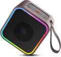 Portable Bluetooth Speaker, Wireless Speakers with LED Lights Built-in Mic Bluetooth 5.3, Portable Wireless Up to 10H Playtime, 8W Loud Sound Punchy Bass Small Speaker for Home/Party