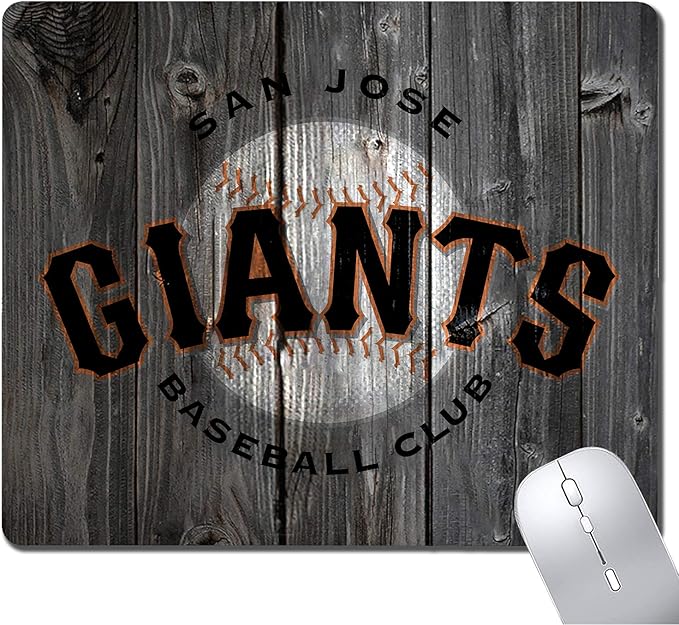 Wood Grain Design Sports Mouse Pad, Non-Slip Rubber Base Mousepad for Computers Laptop, Gaming Mouse Pads for Desk Office Supplies