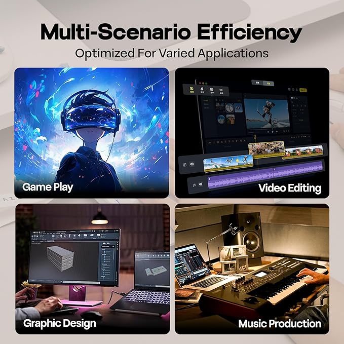 MechLands AJAZZ AK029 One Handed Gaming Keyboard, 8Khz Polling, 29 Keys Rapid Fast Wired Keyboard, SOCD & DKS, Magnetic Switch, Adjustable Actuation, RGB Backlits, Aluminum Plate (White Blue)