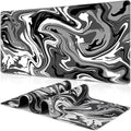 Canjoy Gaming Mouse Pad, Fluid Pattern Mouse Pad 35.4x15.7inch Large Extended Computer Mouse Mat Keyboard Full Desk Mousepad for Gaming, Office, Home