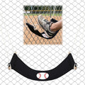 Gerrii Baseball Hanging Footrest Board Portable Foot Rest Baseball Mom Must Haves Black Canvas Pad with Metal Spring Clips Portable Step Pad for Dugout or Outdoor Field Fence