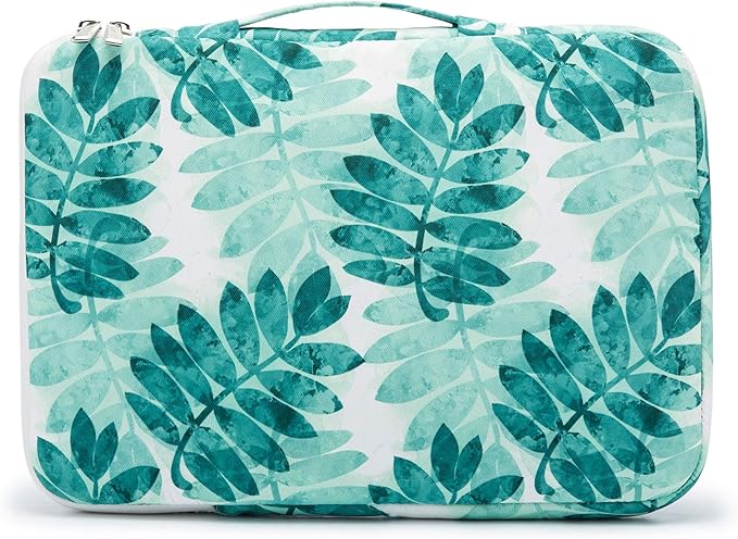 Kinmac 360° Protective Laptop Sleeve Case Bag Cover with Handle for MacBook Pro 16 inch,16 inch HP,Lenovo,Dell,ASUS,Acer Ultrabook and Business Laptop (Olive Leaf)