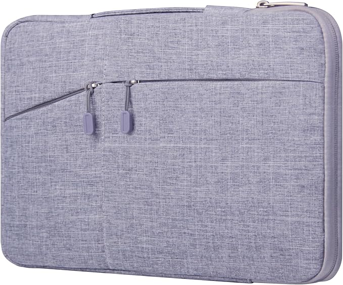 Megoo 10" Laptop Sleeve Case for Microsoft Surface Go 4/3/2 10.5", Samsung Galaxy Tab A9+/A8/S9 11"/S9 FE 10.9", iPad Pro 11"/Air 10.9", Carry Case for 9"-11" Chromebook Tablet(Gray)
