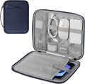 MoKo 9-11 Inch Tablet Sleeve Carrying Case with Handle, Padded Protective Travel Bag for New 11-inch iPad Air 4 2026/Pro M5/ A16, iPad 10th/Air 5/4th 10.9, i-Pad 9/8th 10.2,Tab S9/S8 11, Indigo
