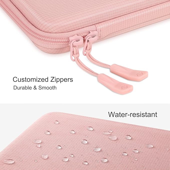 FINPAC Hard Laptop Sleeve Case for MacBook Neo A18 Pro, 13 inch MacBook Air 2026 M5/M4/M3/M2/M1, 14 inch MacBook Pro 2026 M5/M4/M3/M2 Pro/Max, Waterproof Case for Dell, Surface Laptop, HP, Acer, Pink
