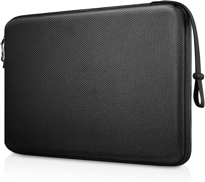 FINPAC Hard Tablet Sleeve Case for 11-inch iPad 11th 10th / Air M4 2026 M3 2025 M2 2024 / Pro M4 2024 / Pro 4th/3rd,10.9-inch iPad Air 5/4, Tablet Carrying Sleeve for 10.2 inch, Surface Go, Black