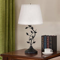 Kakanuo Table Lamp for Bedside, Lamp for Living Room with USB-A and USB-C Charging Ports, Traditional Tall Bedroom Lamp for End Table