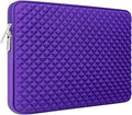 RAINYEAR 13 Inch Laptop Sleeve Diamond Foam Case Bag Compatible MacBook 14", 13.3" MacBook Air/Pro A3449 A3113 A3240 A2681 A2337 A2338 & for 13.3" PC Notebook Chromebook (Purple)