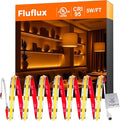 Candlelight COB LED Strip Lights 2400K, 5W/FT, 32.8FT 24V LED Tape Light with 3M VHB Backing, CRI 95, UL Listed, Cuttable, Dimmable, Bendable for Bars, Restaurants, Relaxing (NO Power Supply)