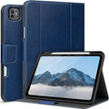 auaua Case for iPad Pro 13 Inch (M5/M4) 2025/2024, with Pencil Holder and Pocket, Multiple Viewing Angles, Magnetic Closure, Auto Sleep/Wake (Blue)